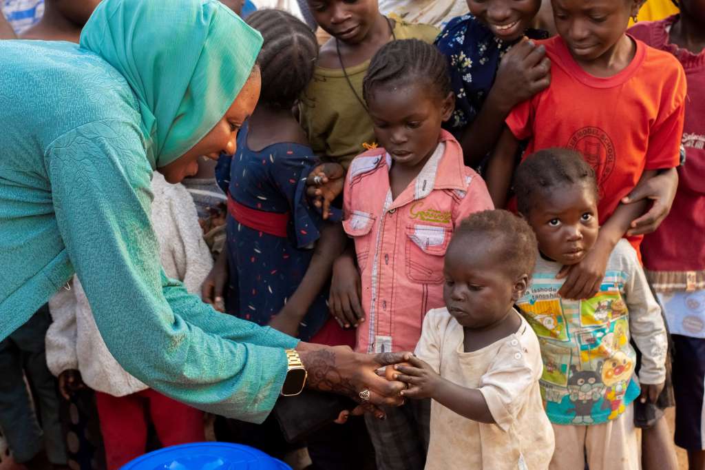 200 Children in Fwagul Community receive Eggs as a gift of Hope from Mr. Femi Akinpelu-Dapson