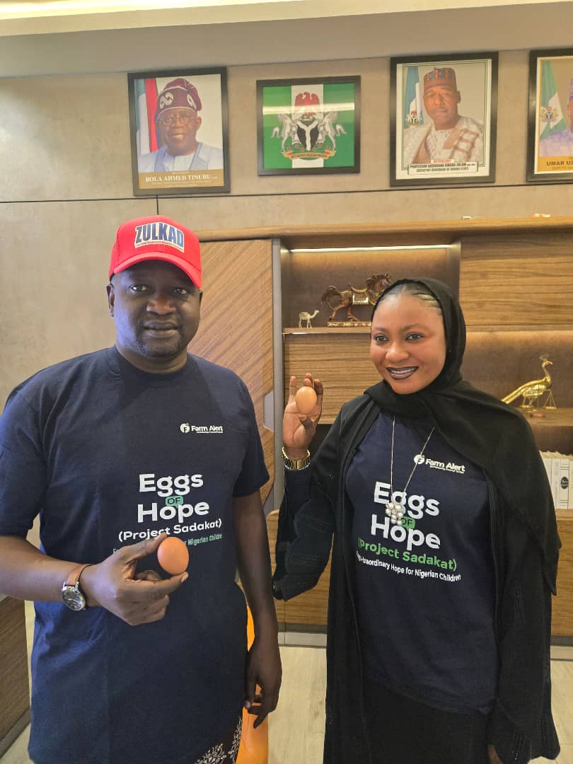 Hope Takes Flight in Borno State: Deputy Governor Kadafur Donates 10,000 Eggs to Farm Alert’s ‘Eggs of&nbsp;Hope’