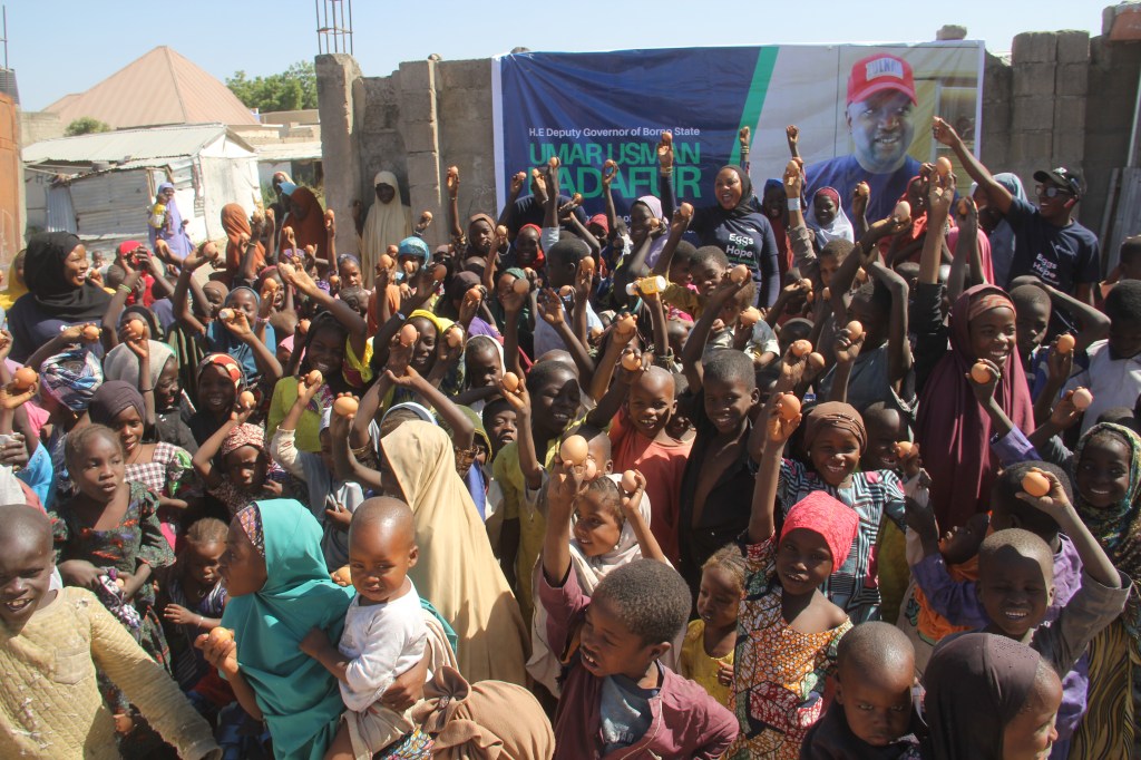 6000 Eggs Donated to Vulnerable Children Across Three IDP Camps in Borno&nbsp;State